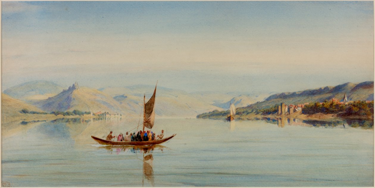 Maxburg aan de Rijn door Henry Burdon Richardson