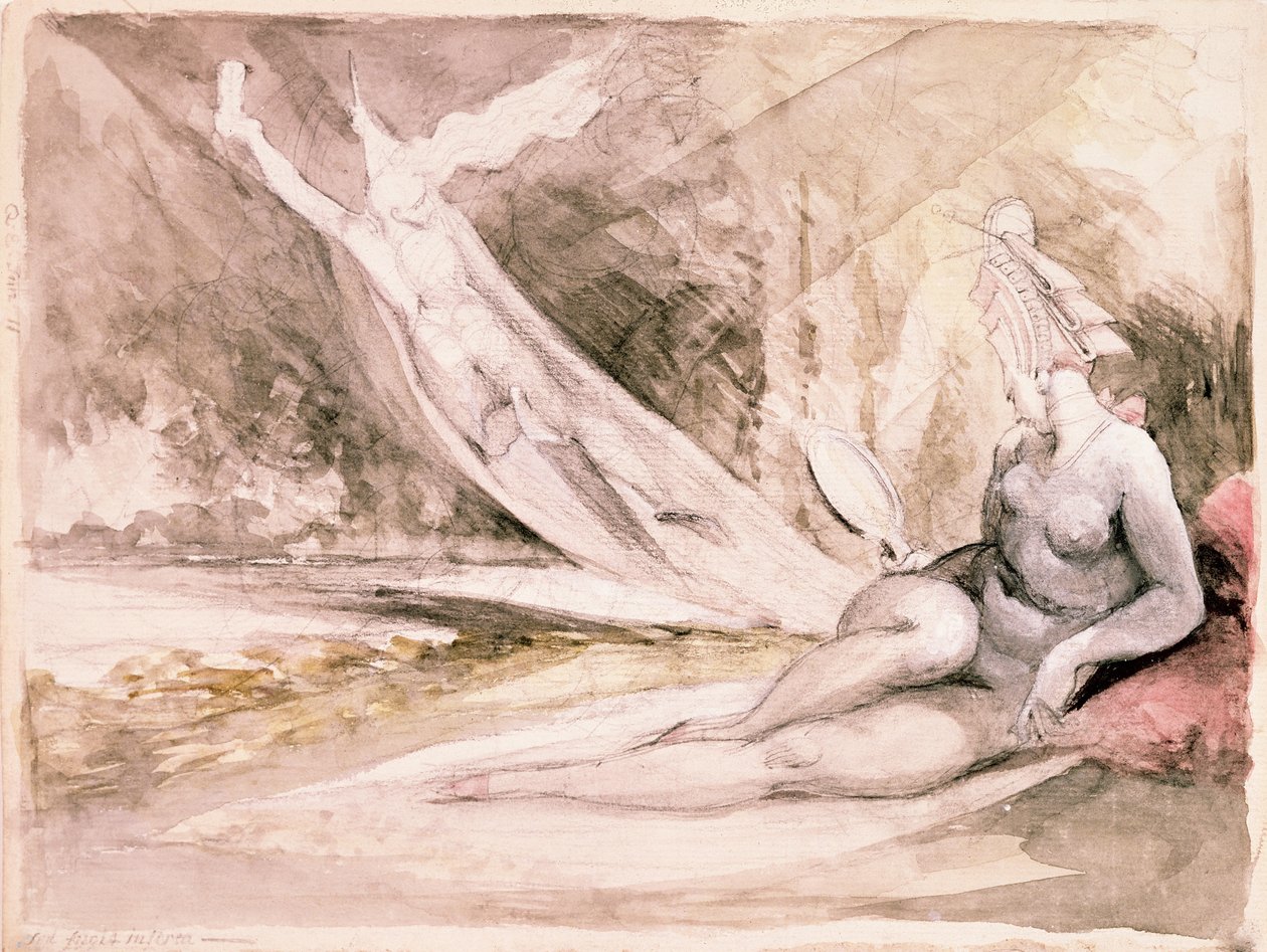 Allegorie van IJdelheid, 1811 door Johann Heinrich Füssli