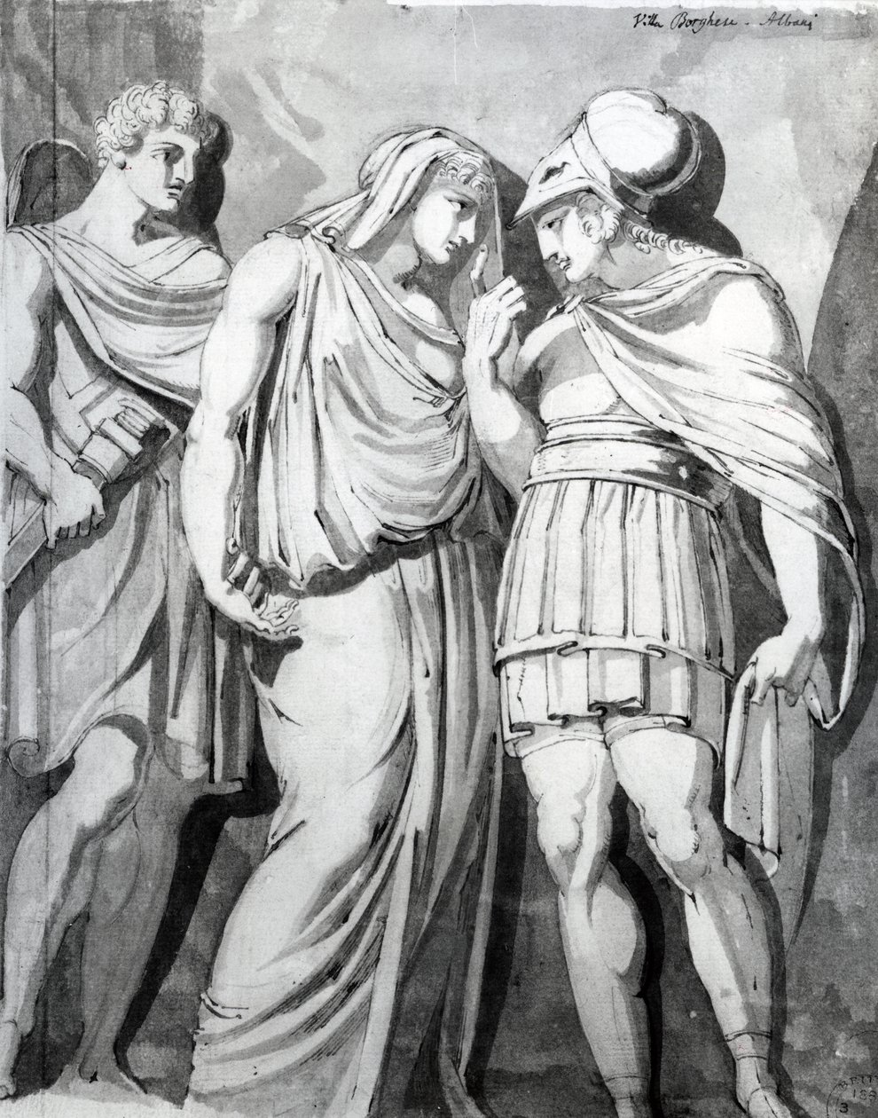 Zethos, Antiope en Amphion, 1770 door Johann Heinrich Füssli