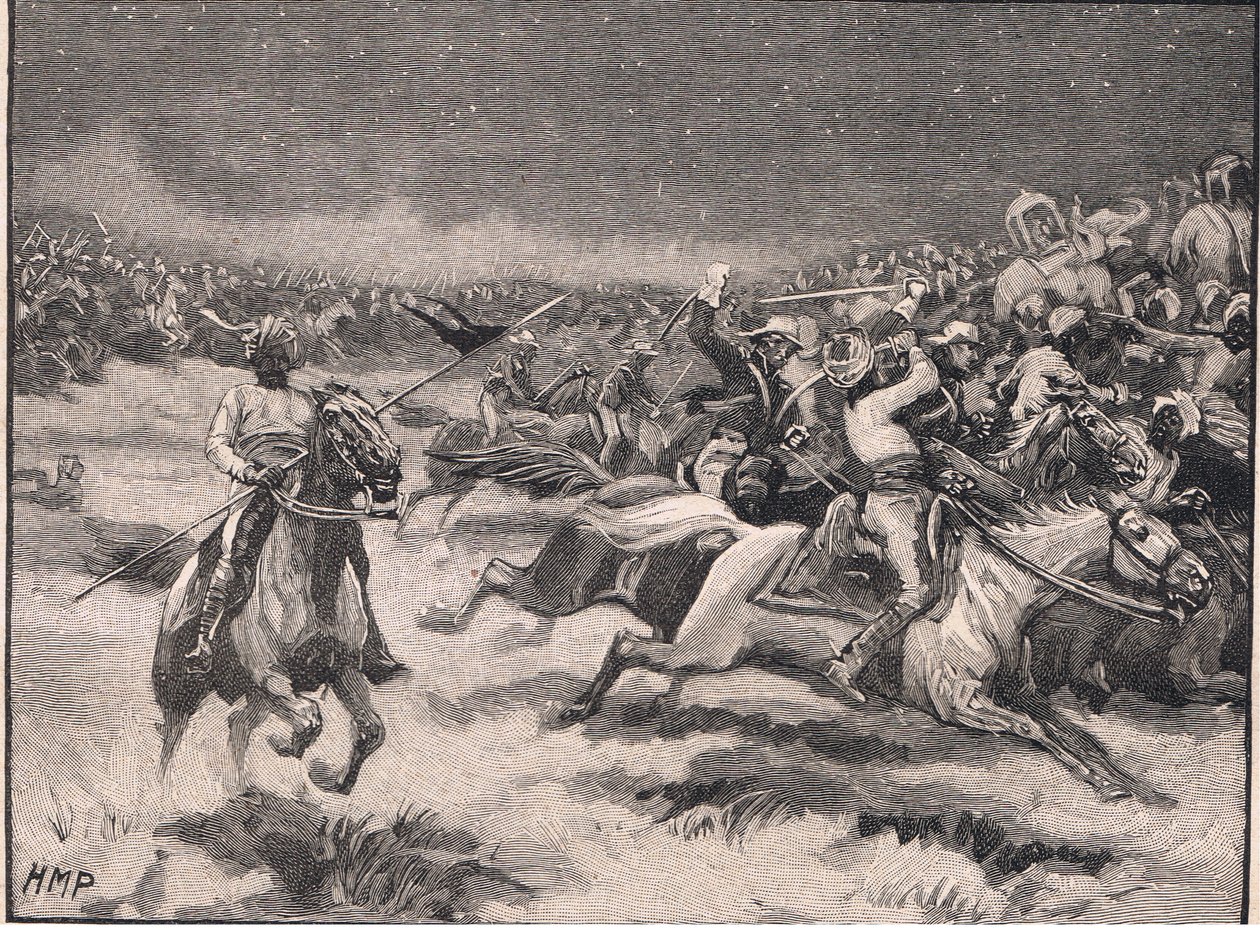 De achtervolging bij Argaum AD 1803 door Henry Marriott Paget