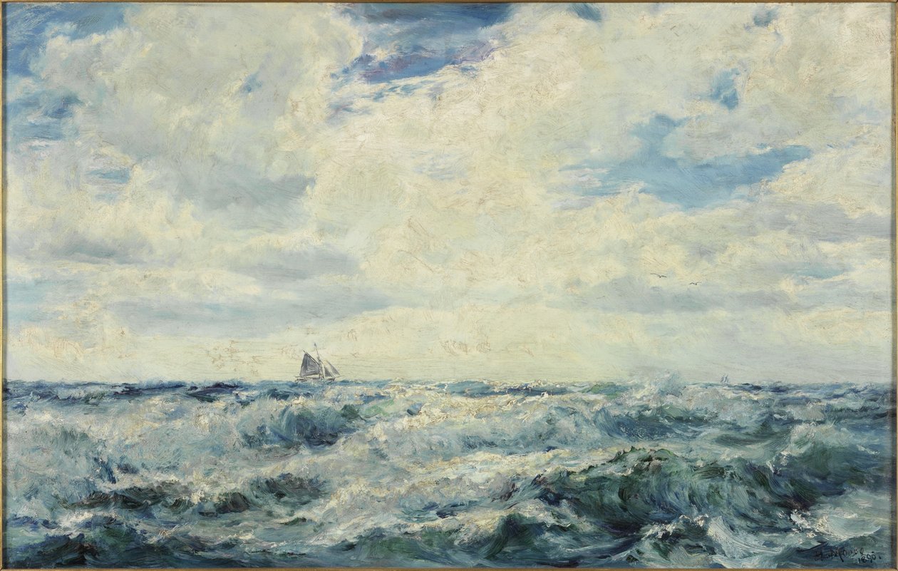 Gebroken Weer, Noordkust van Cornwall door Henry Moore