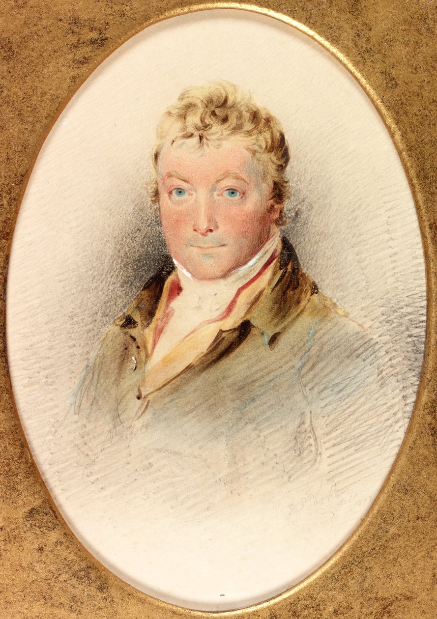 Charles John Brandling, M.P. door Henry Perlee Parker