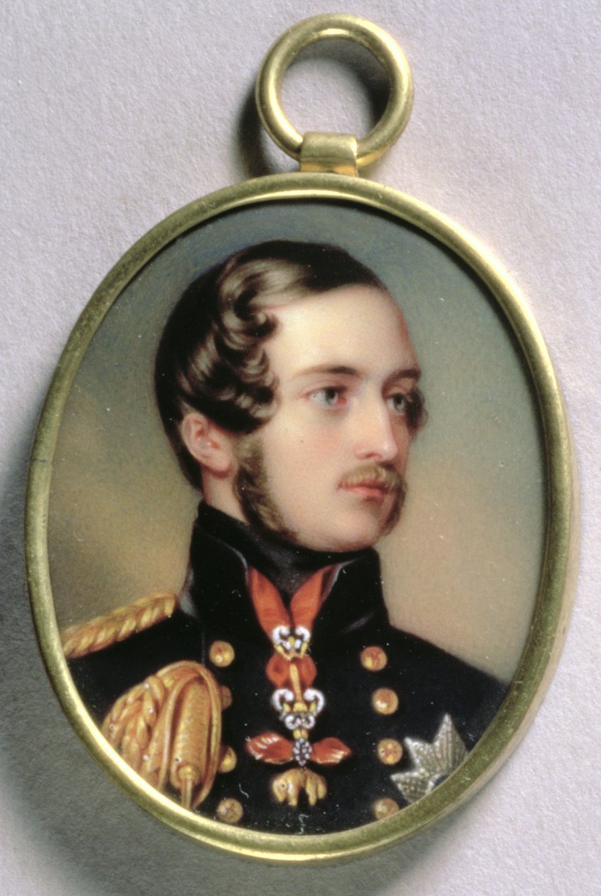 Portret Miniatuur van Prins Albert, 1842 door Henry Pierce Bone