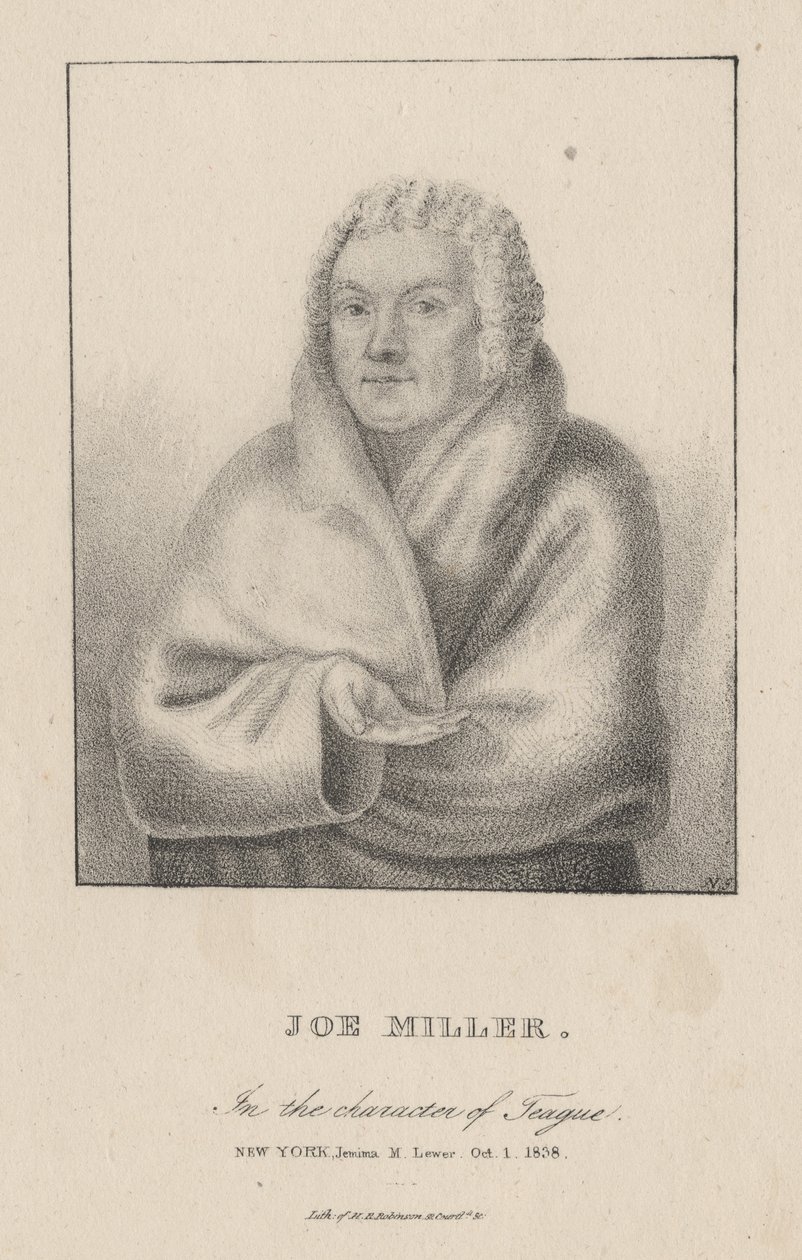 Joe Miller in de Rol van Teague door Henry R. Robinson