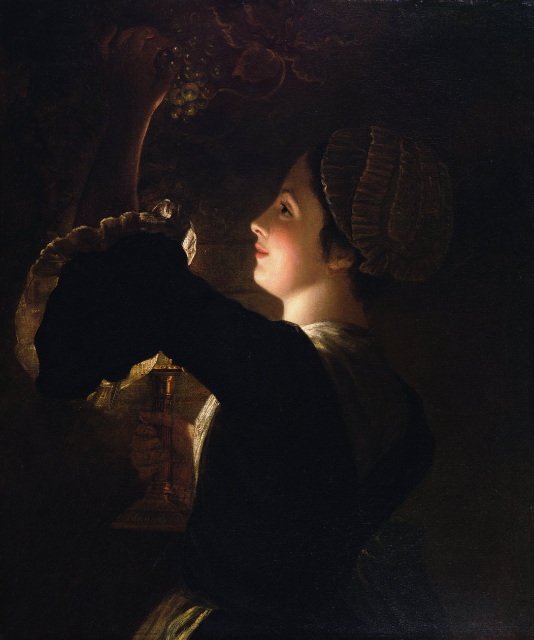 Druiven en kaarslicht door Henry Robert Morland