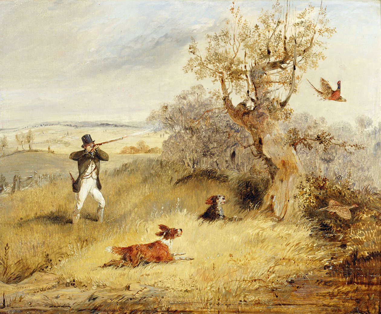 Fazantjacht door Henry Thomas Alken