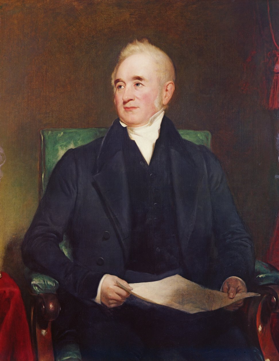 George Stephenson, ca. 1845 door Henry William Pickersgill