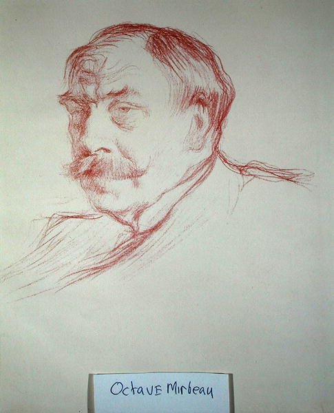 Octave Mirabeau (1848-1917) door Henry Bataille