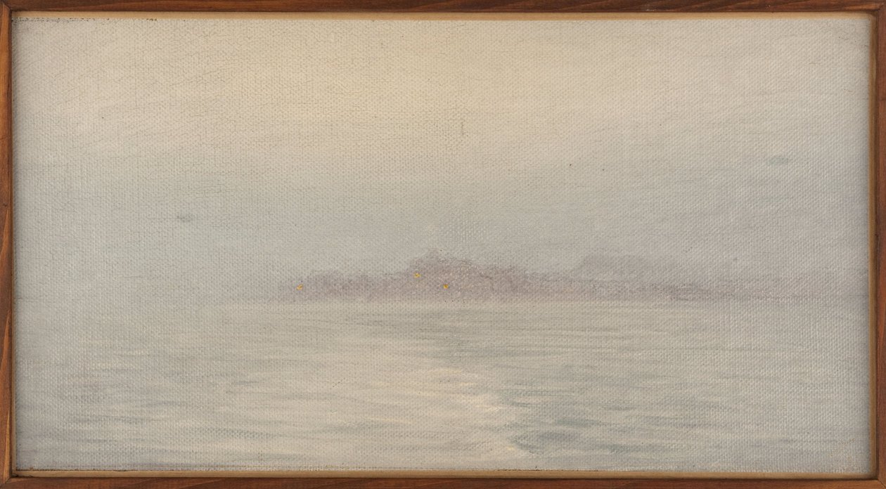 Mist op zee, ca. 1911 door Henry Brokman Knudsen
