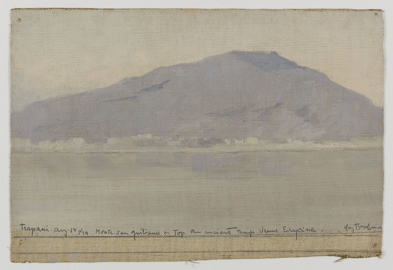 Trapani, Monte San Giuliano (Sicilië), in 1899 door Henry Brokman Knudsen