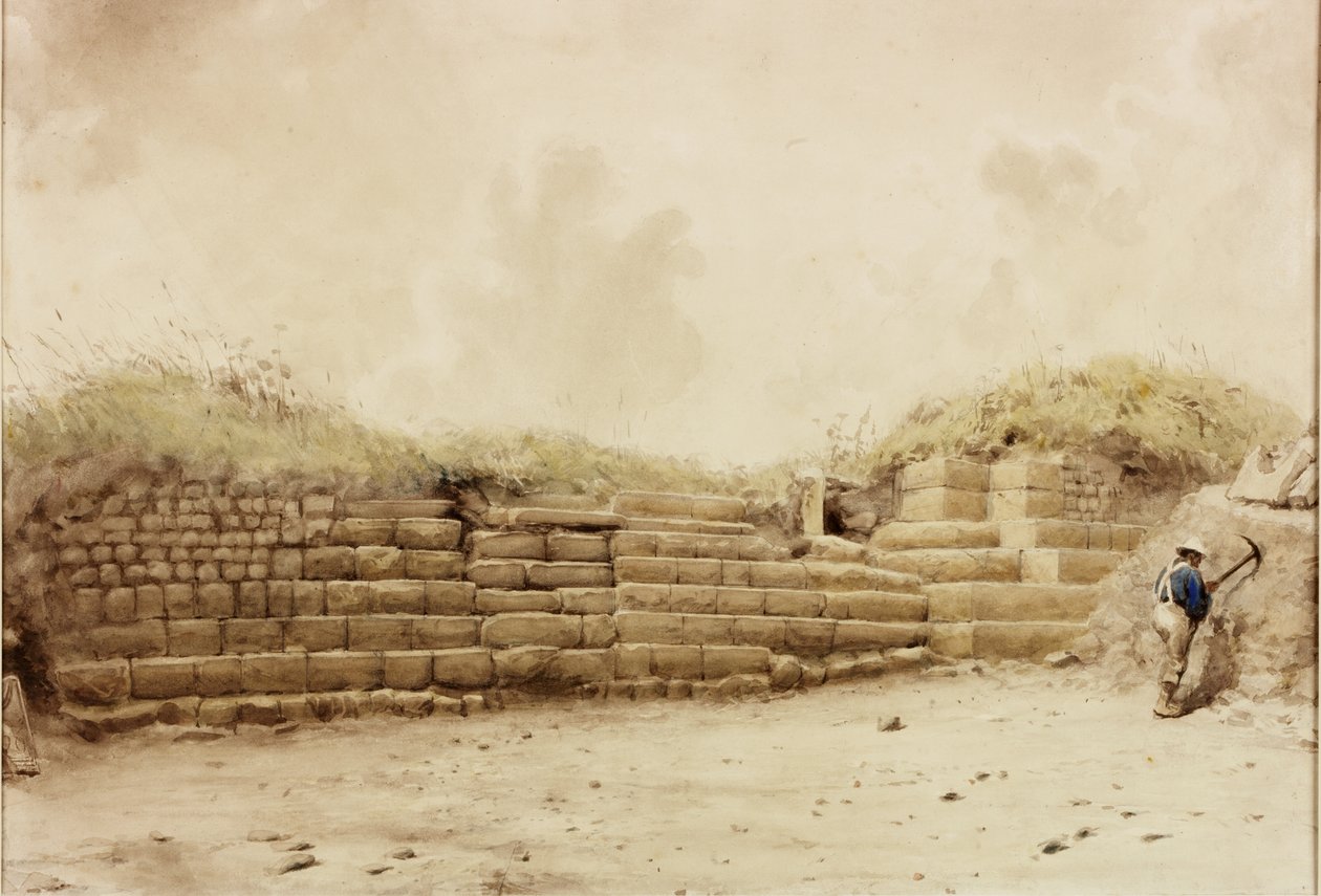 Housesteads, c.1848 door Henry Burdon Richardson