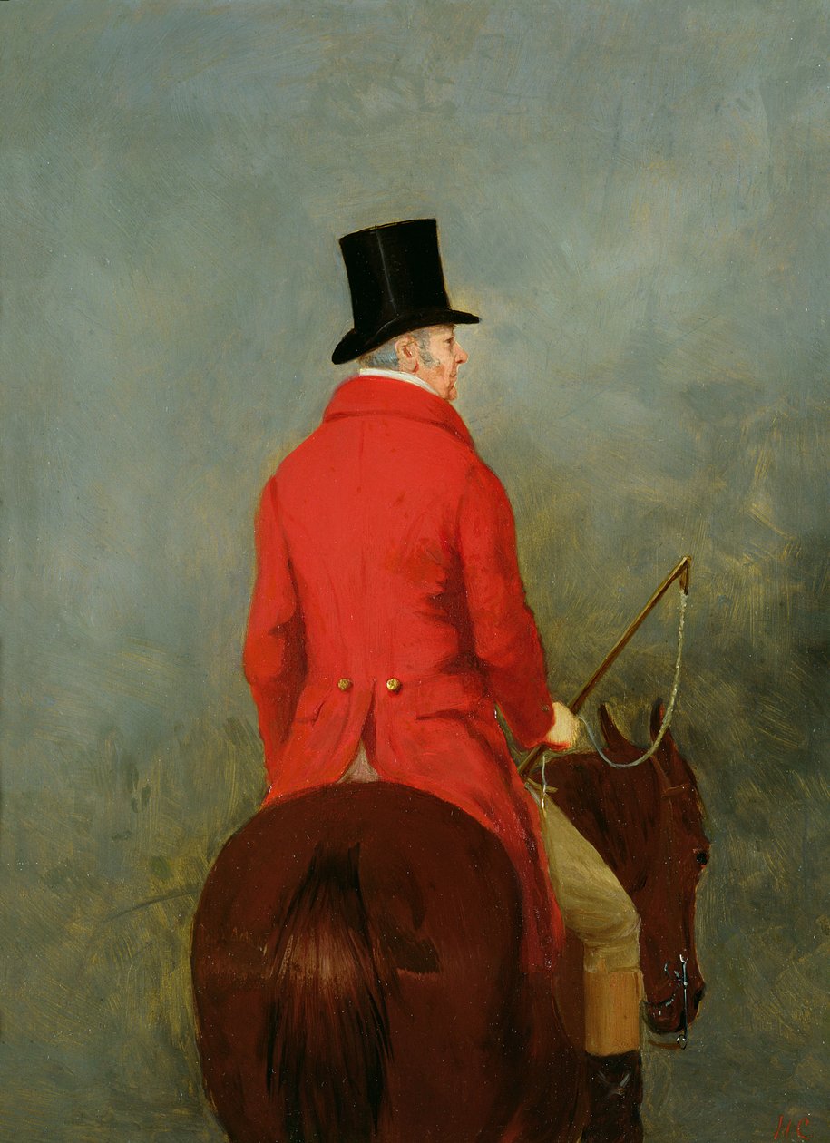 Portret van Thomas Cholmondeley, eerste Lord Delamere, op zijn jager: Een studie voor 