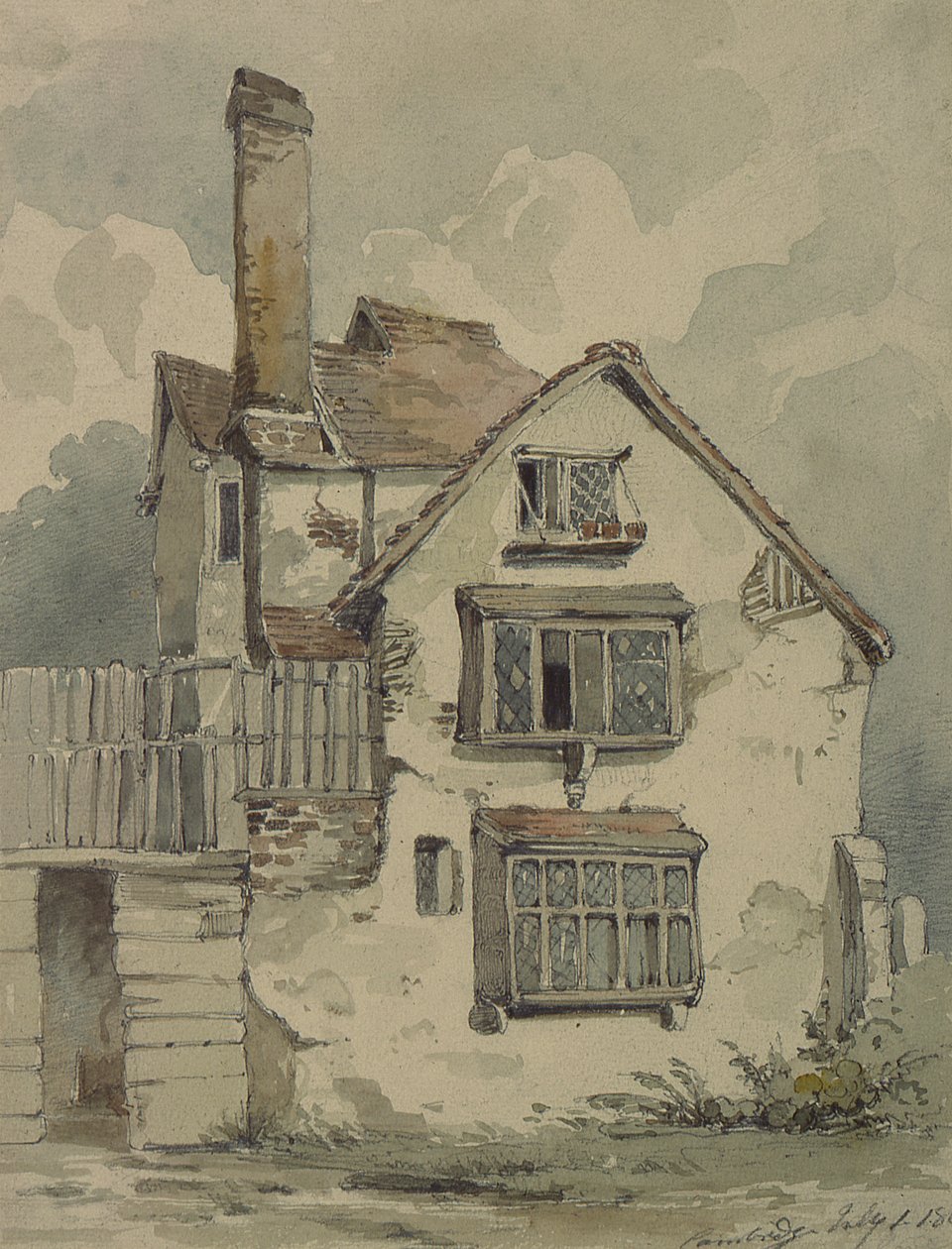 Een Oud Huis in Cambridge door Henry Cave