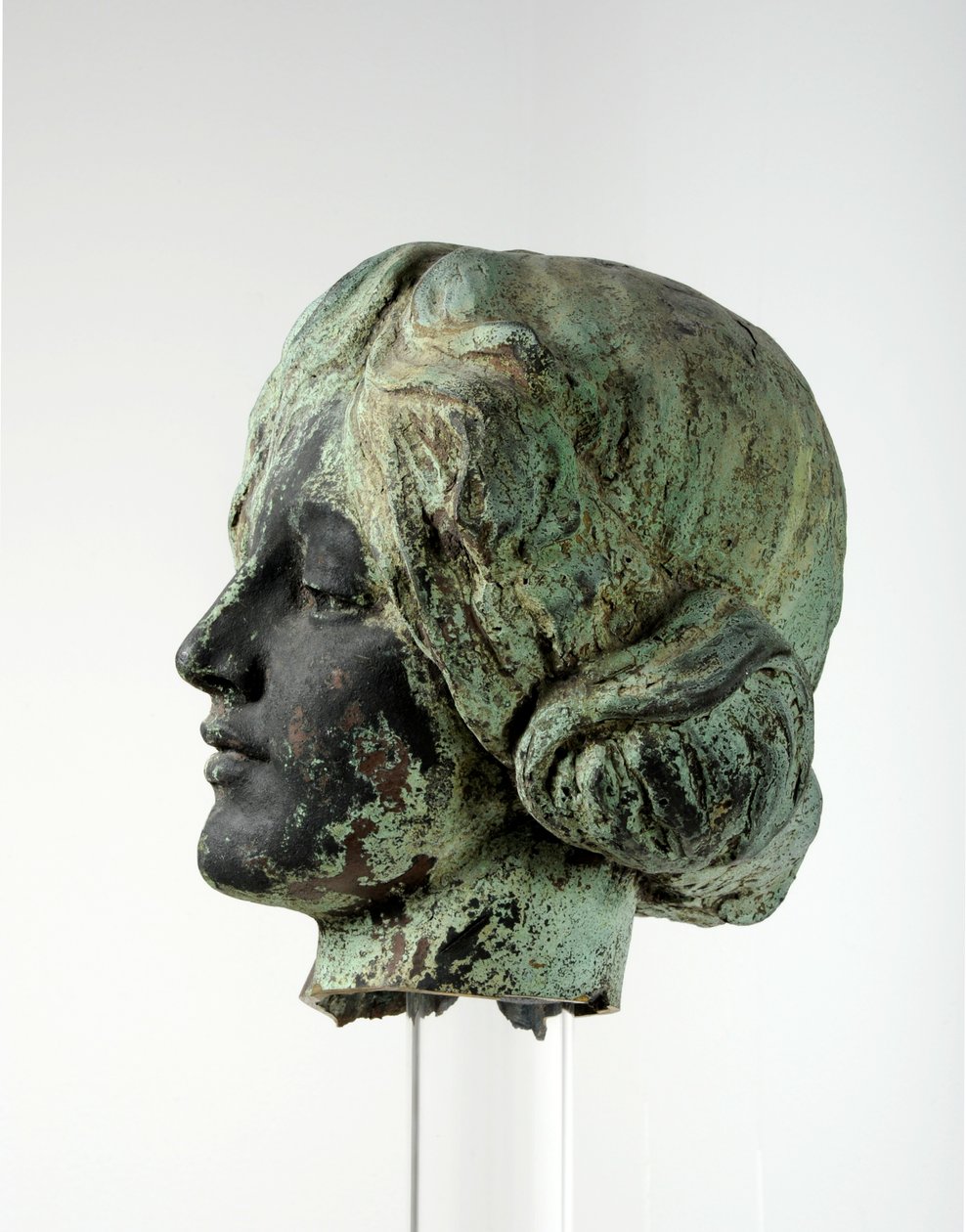 Hoofd van Overwinning van het Leeds Oorlogsmonument door Henry Charles Fehr