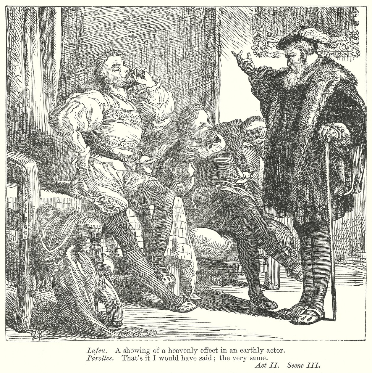 Eind goed, al goed (gravure) door Henry Courtney (after) Selous