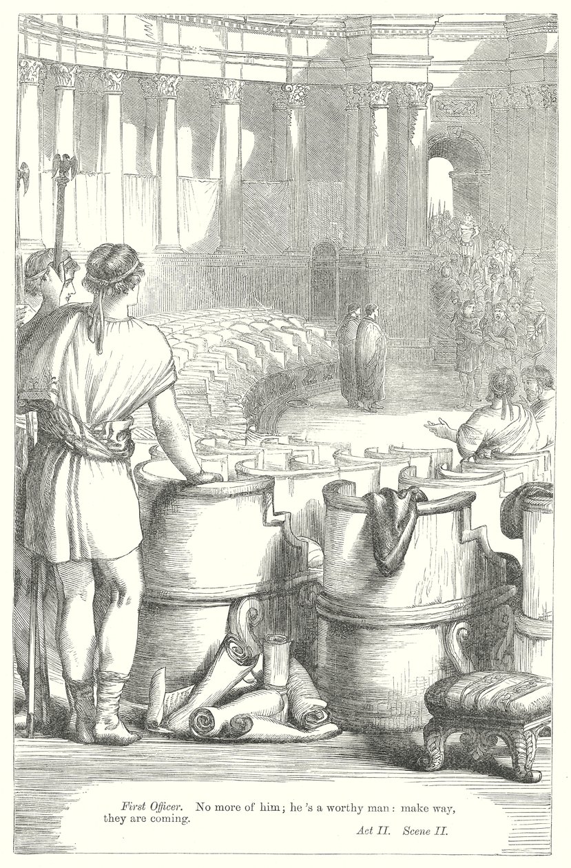 Coriolanus (gravure) door Henry Courtney (after) Selous