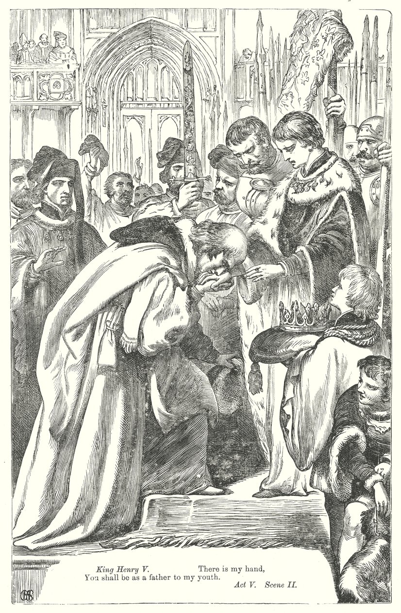 King Henry IV Deel II (gravure) door Henry Courtney (after) Selous