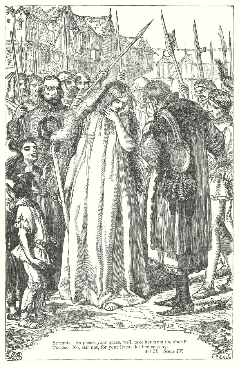 Koning Henry VI Deel II (gravure) door Henry Courtney (after) Selous