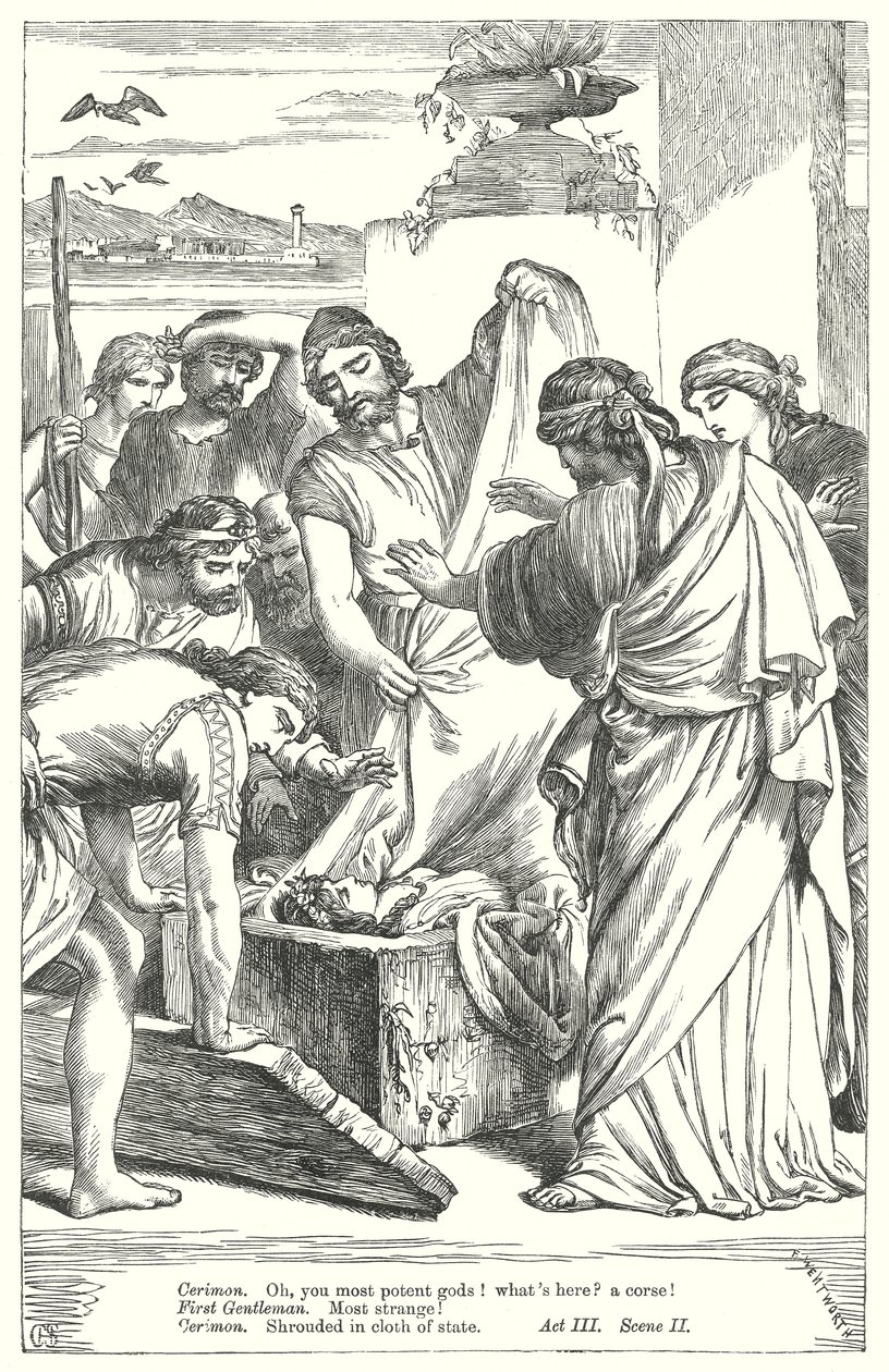 Pericles (gravure) door Henry Courtney (after) Selous