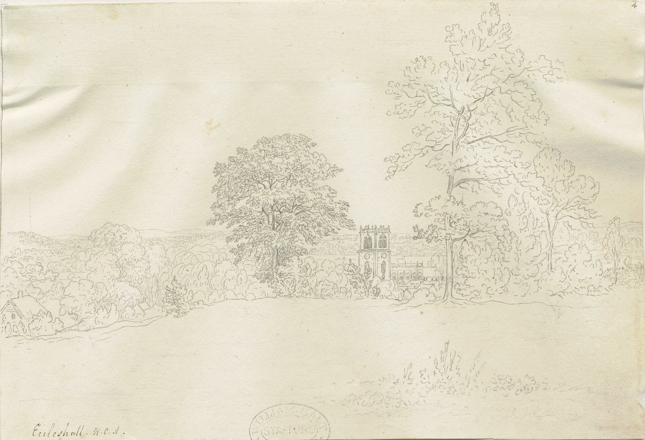 Eccleshall Dorp door Henry Curzon Allport