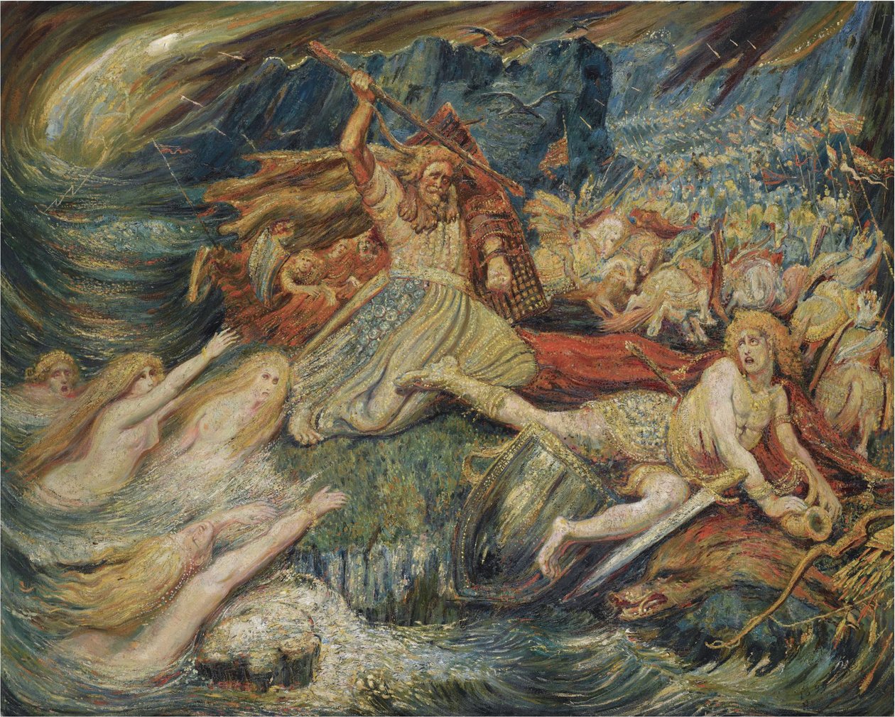 De Dood van Siegfried door Henry De Groux