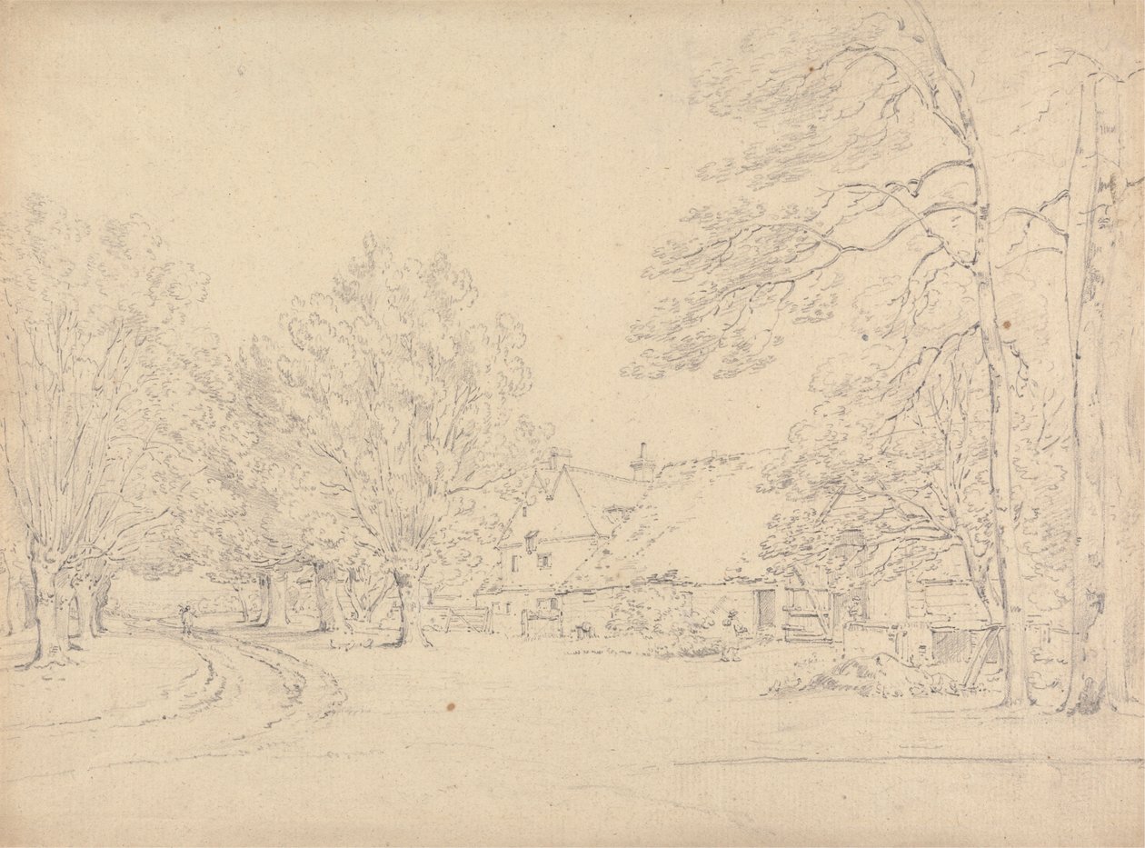 De Boerderij door Henry Edridge