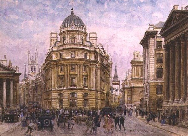 Buiten het Mansion House, Londen door Henry Edward Tidmarsh