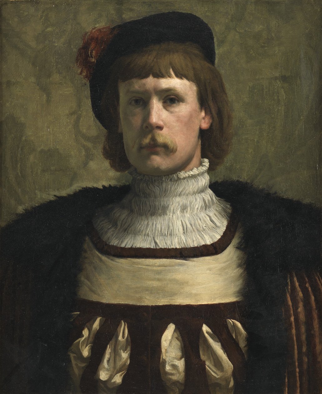 Een Engelse Edelman - 1510 door Henry Herbert La Thangue