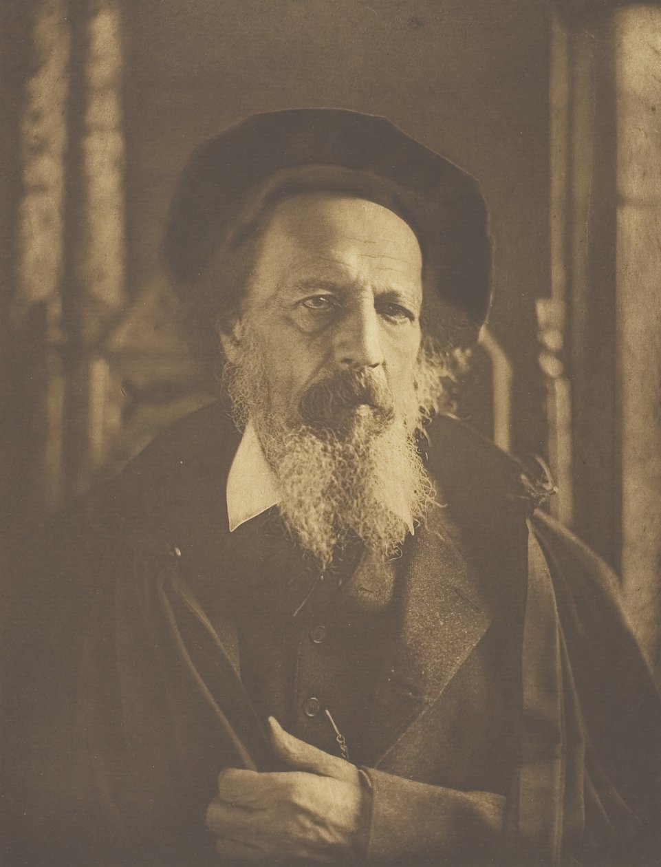 Alfred, Lord Tennyson door Henry Herschel Hay Cameron