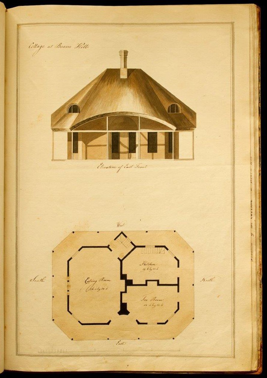 Cottage bij Boarn Hill door Henry Holland