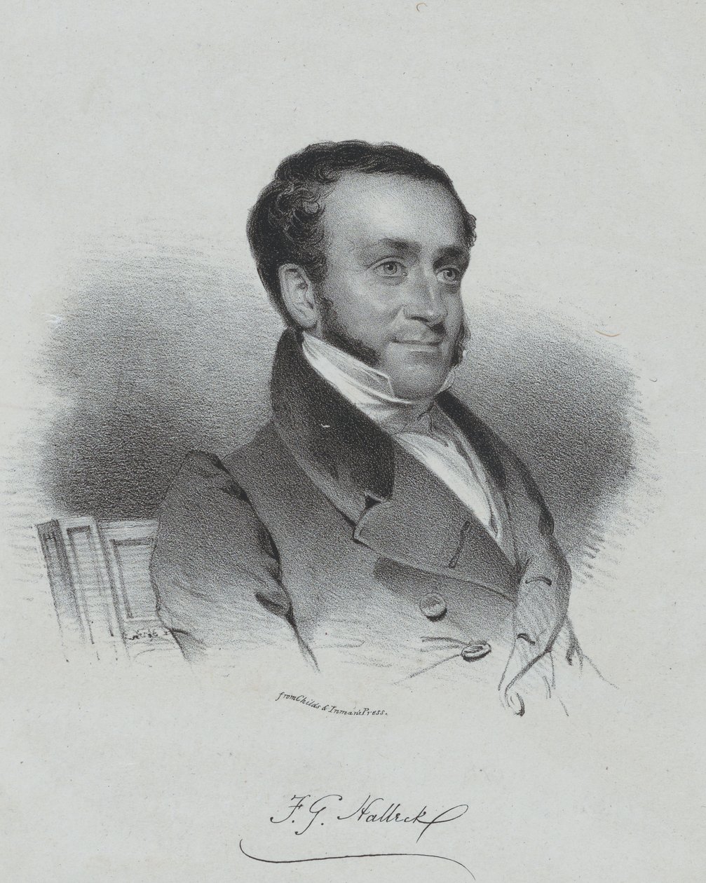 Fitz-Greene Halleck door Henry Inman