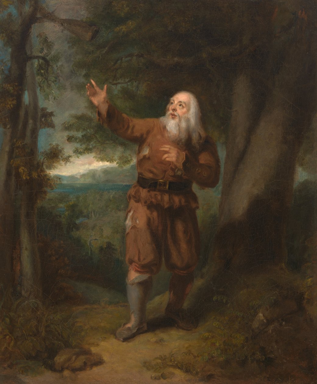 De heer Hackett, in de rol van Rip Van Winkle door Henry Inman