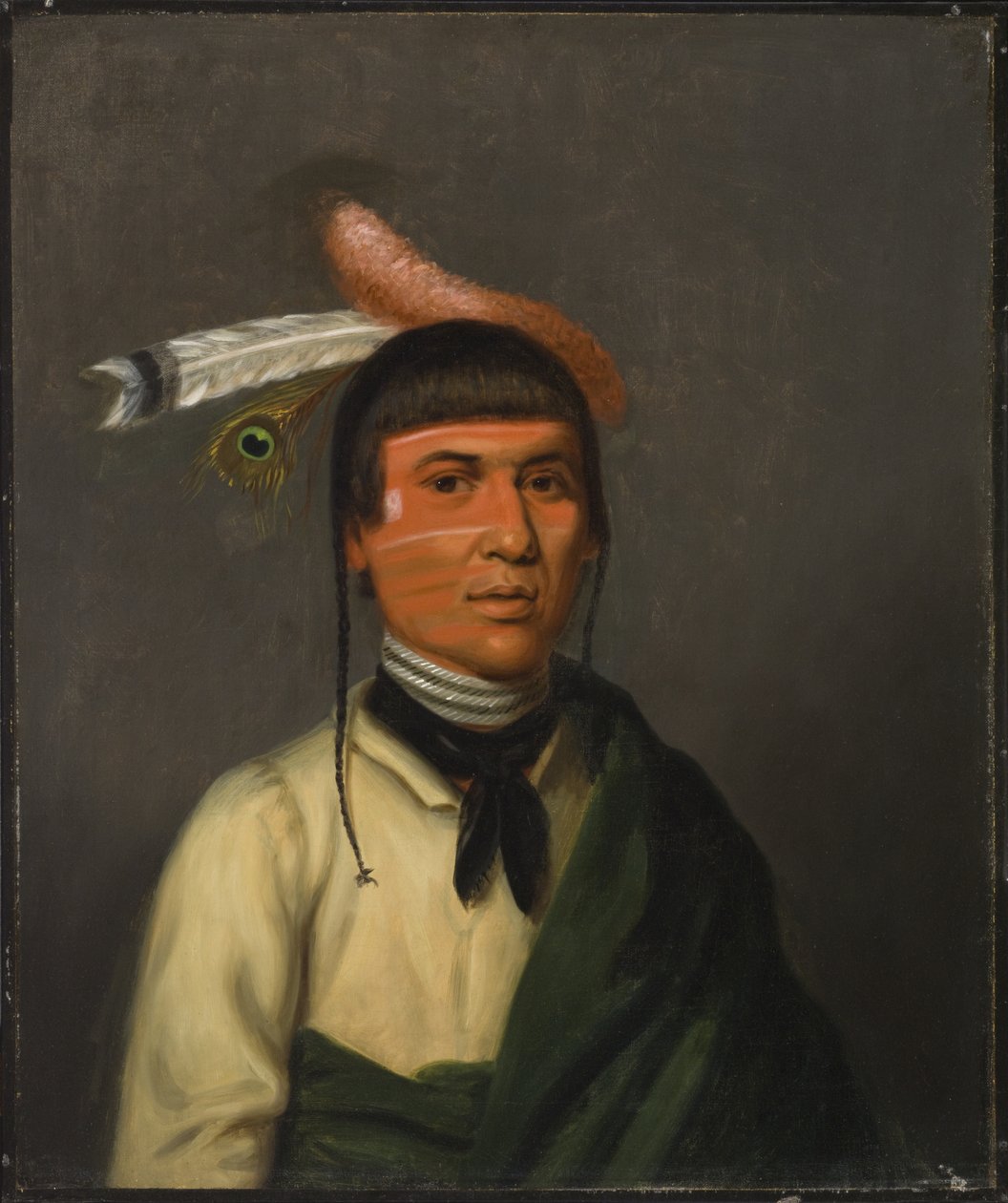 No-Tin (Wind), een Ojibwe-leider door Henry Inman