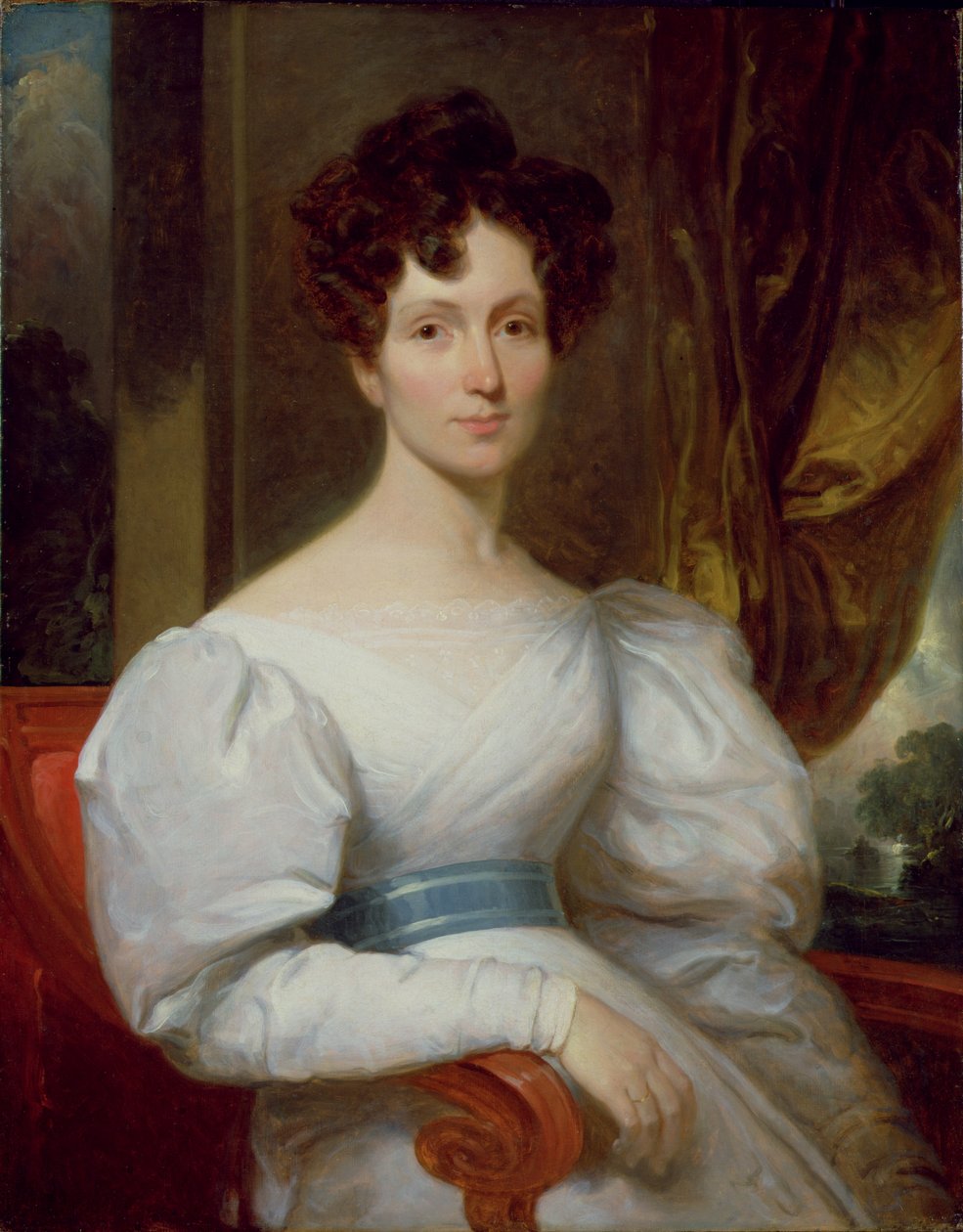 Portret van Fanny Kemble Butler door Henry Inman