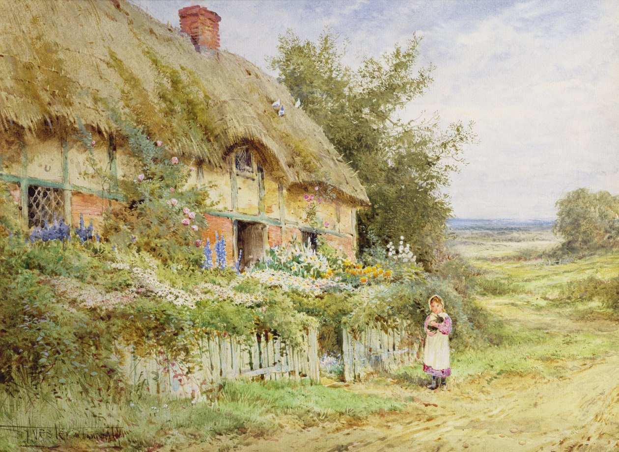 Het Huisdier Konijn door Henry John Sylvester Stannard