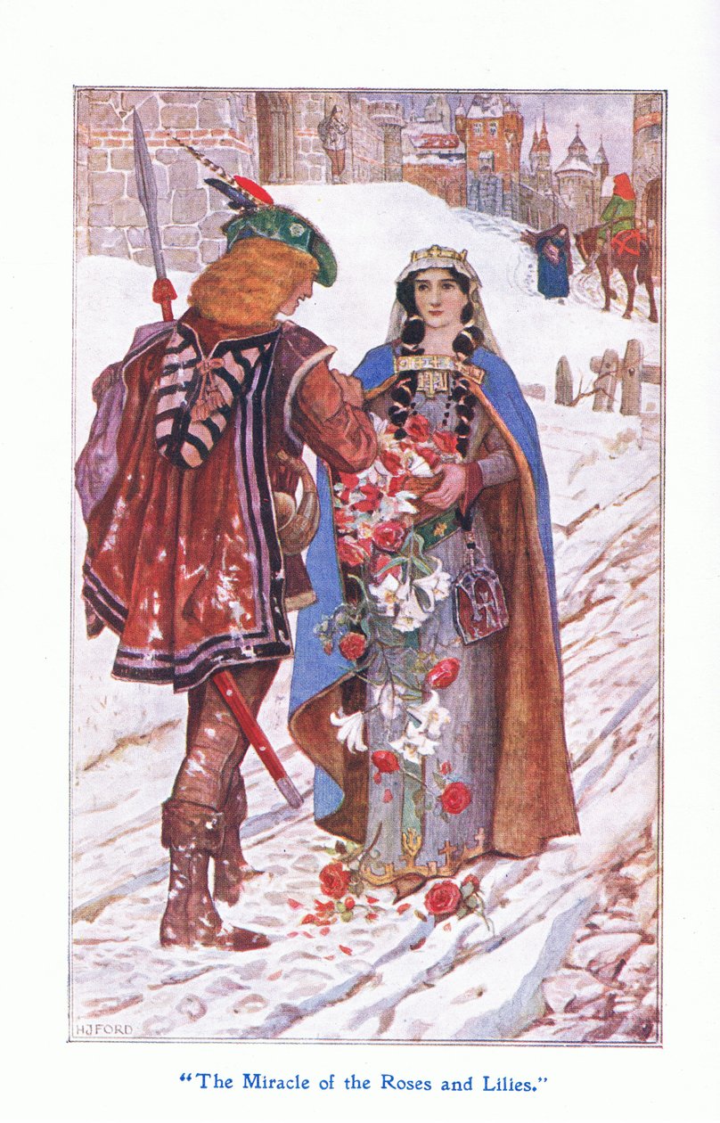Het wonder van de rozen en lelies door Henry Justice Ford