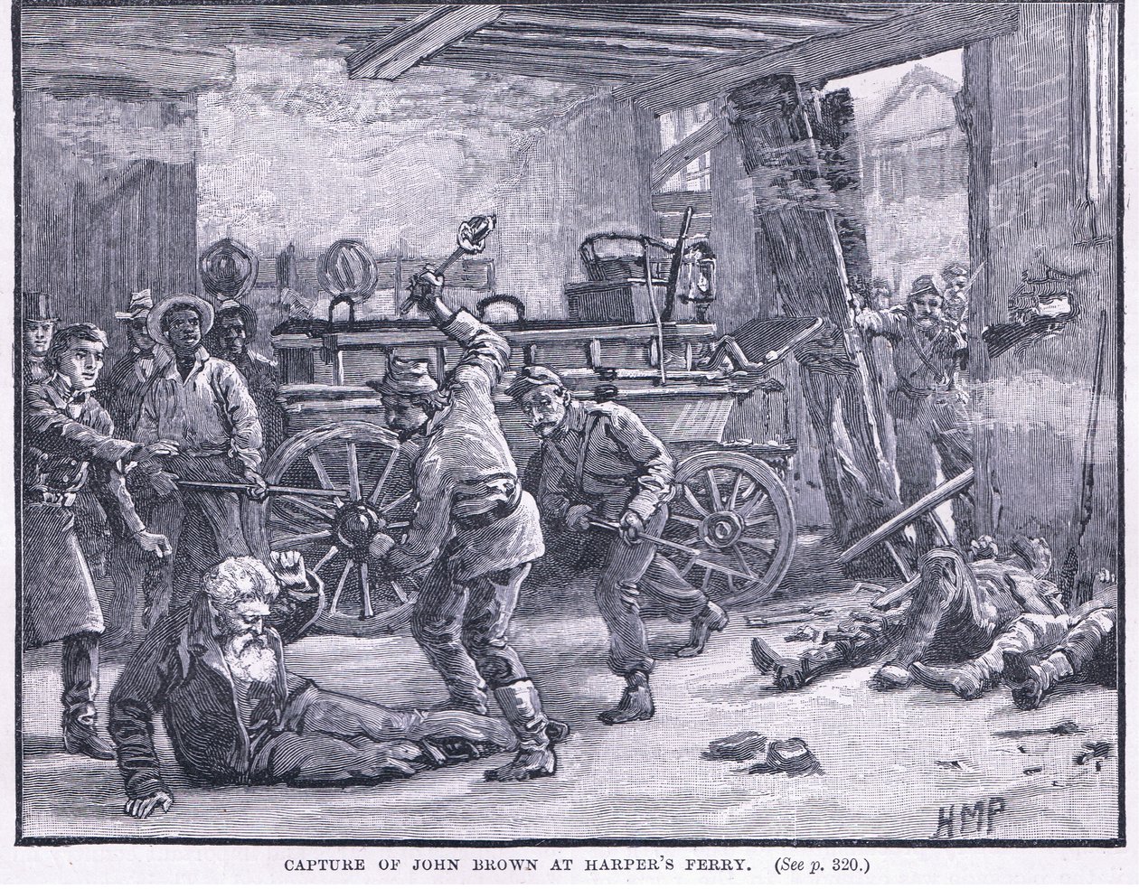 Gevangenneming van John Brown bij Harper