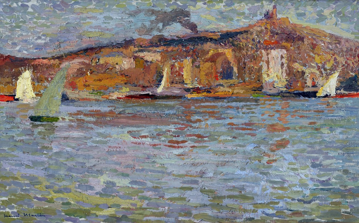 De haven van Marseille, de oude haven en de 