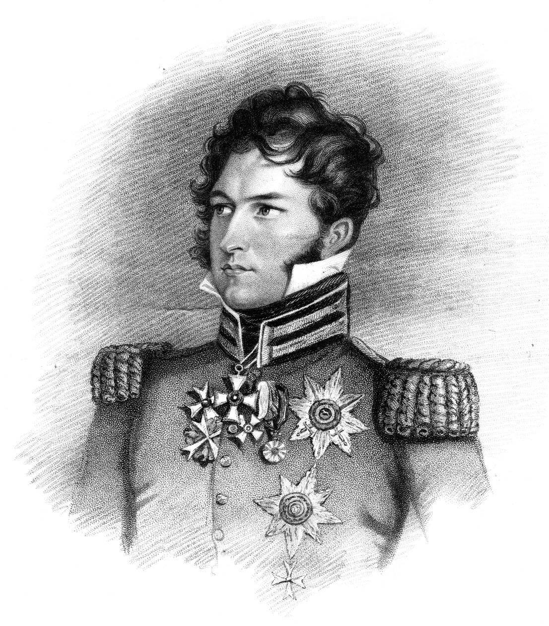 Prins Leopold George Christian Frederick van Saksen-Coburg-Saalfeld, 1816 door Henry Meyer
