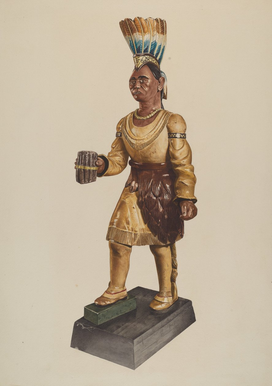 Sigarenwinkel Indiaan door Henry Murphy
