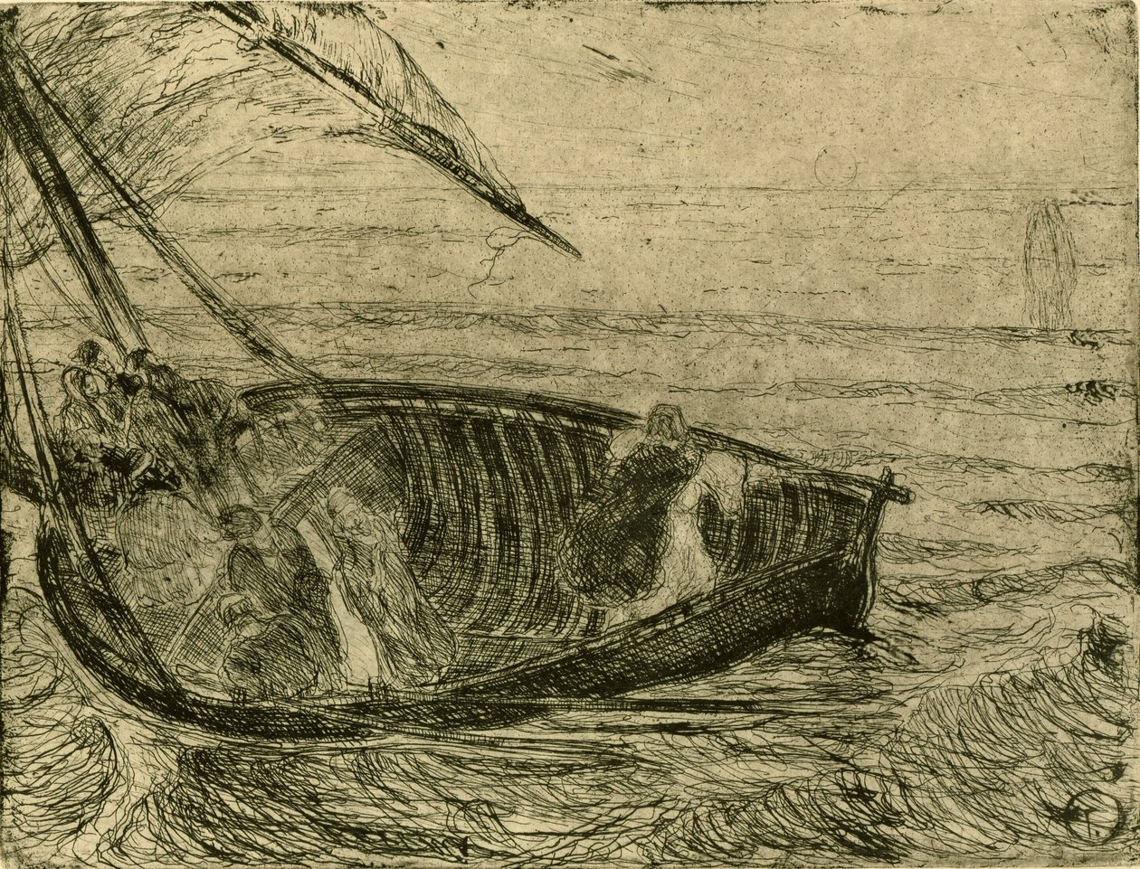 Christus op het water door Henry Ossawa Tanner