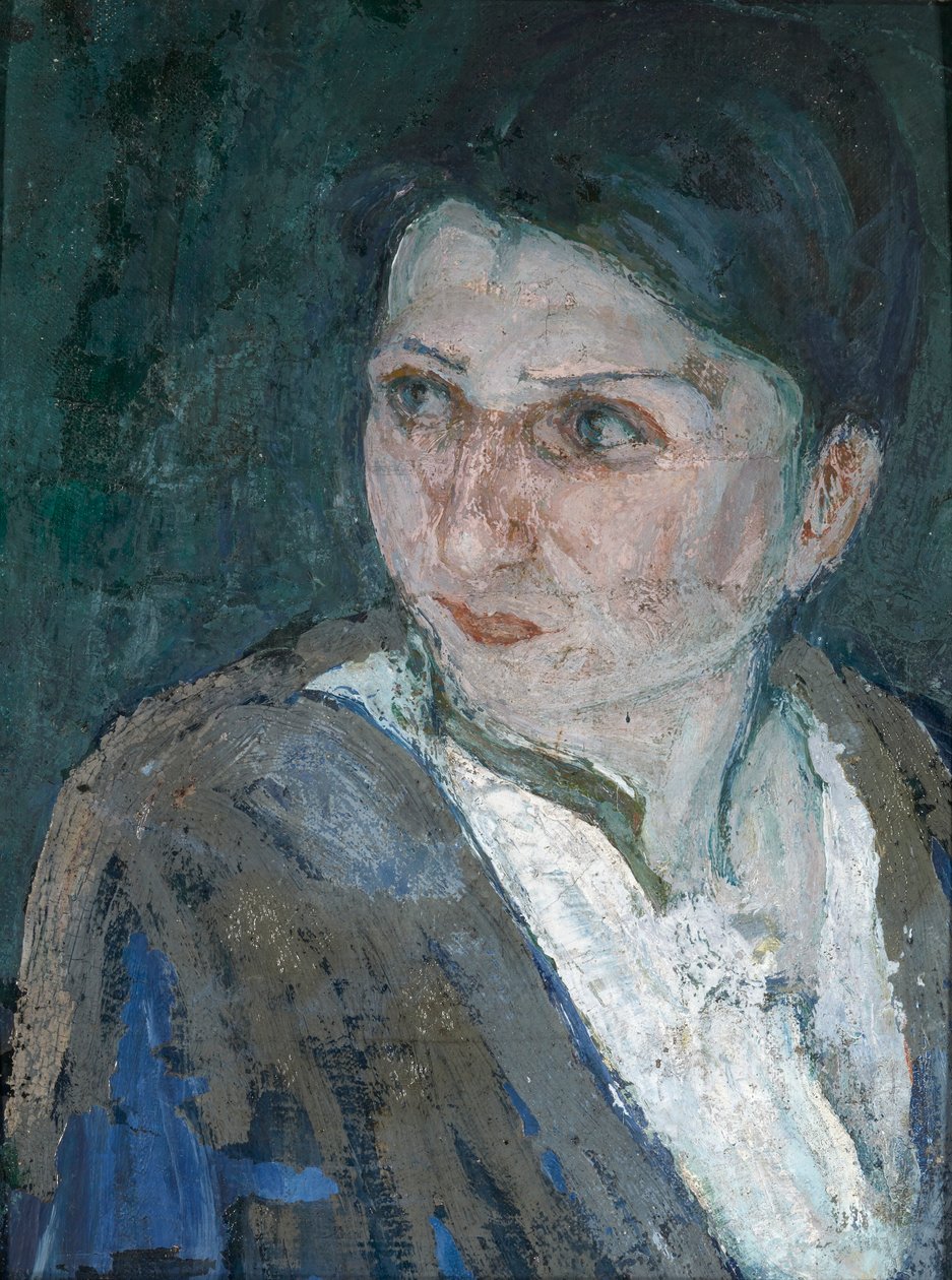 Hoofd van een vrouw in Jeruzalem door Henry Ossawa Tanner