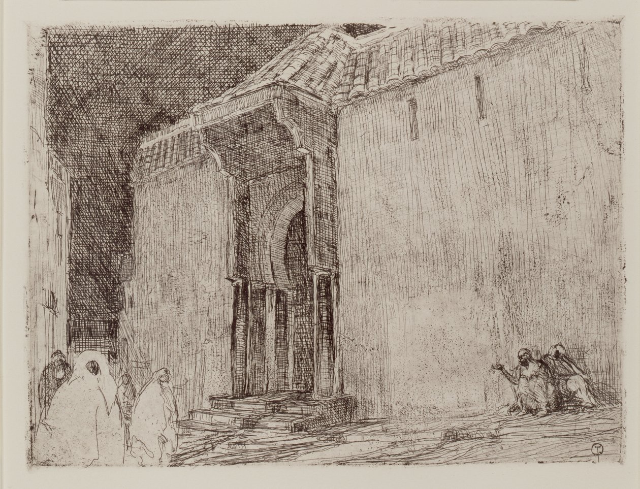 Moskee, Tanger door Henry Ossawa Tanner