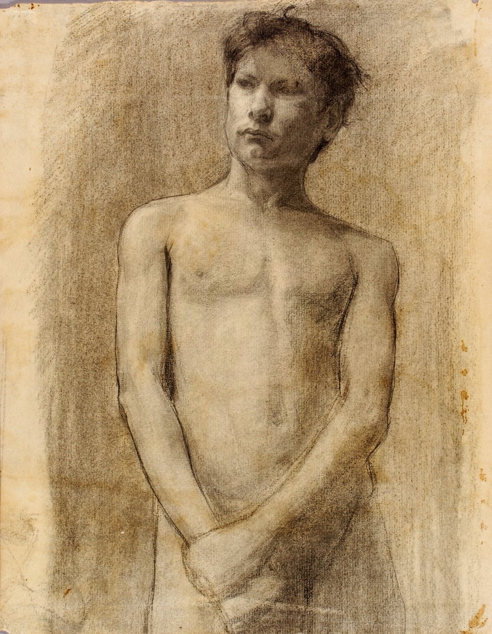 Studie van een jonge man door Henry Ossawa Tanner