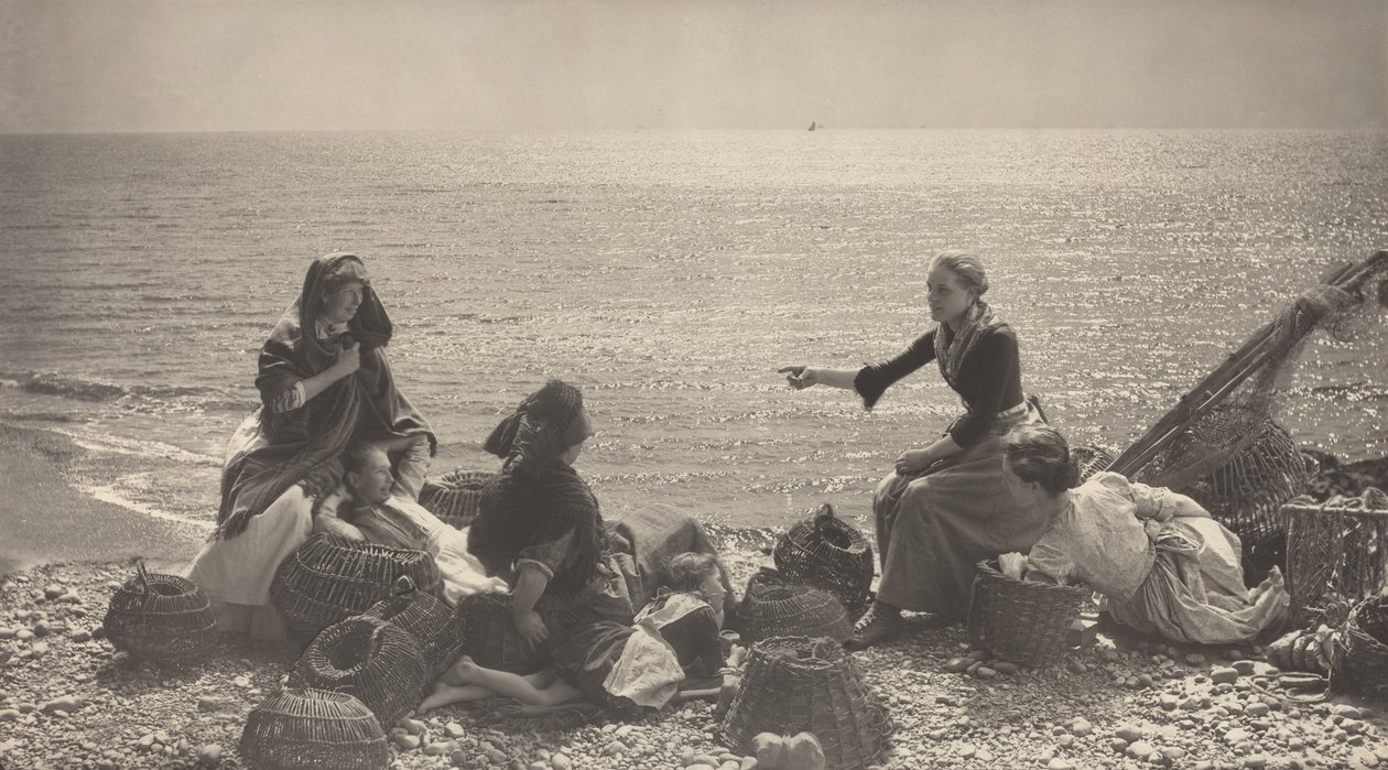 Roddelen op het Strand door Henry Peach Robinson