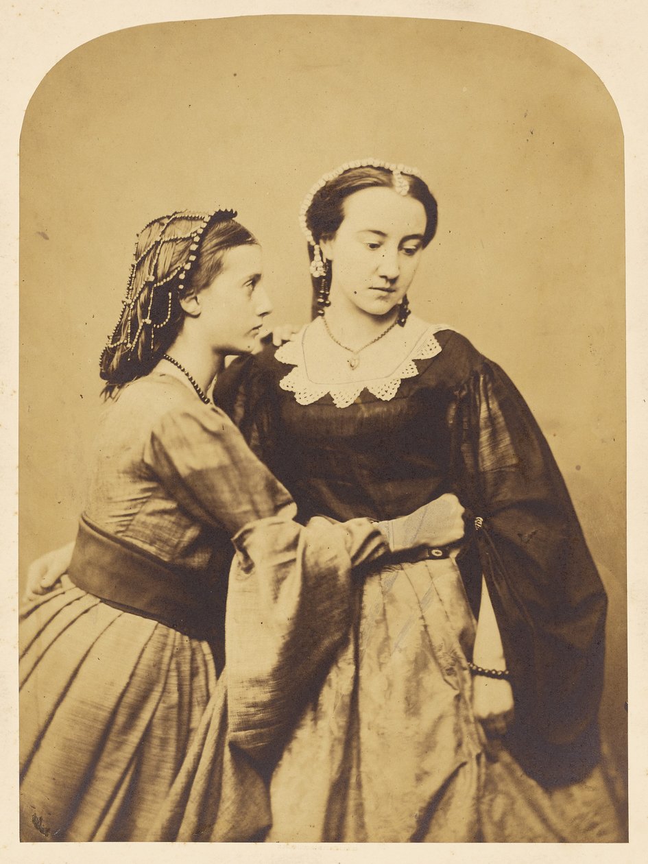 Rosalind en Celia door Henry Peach Robinson