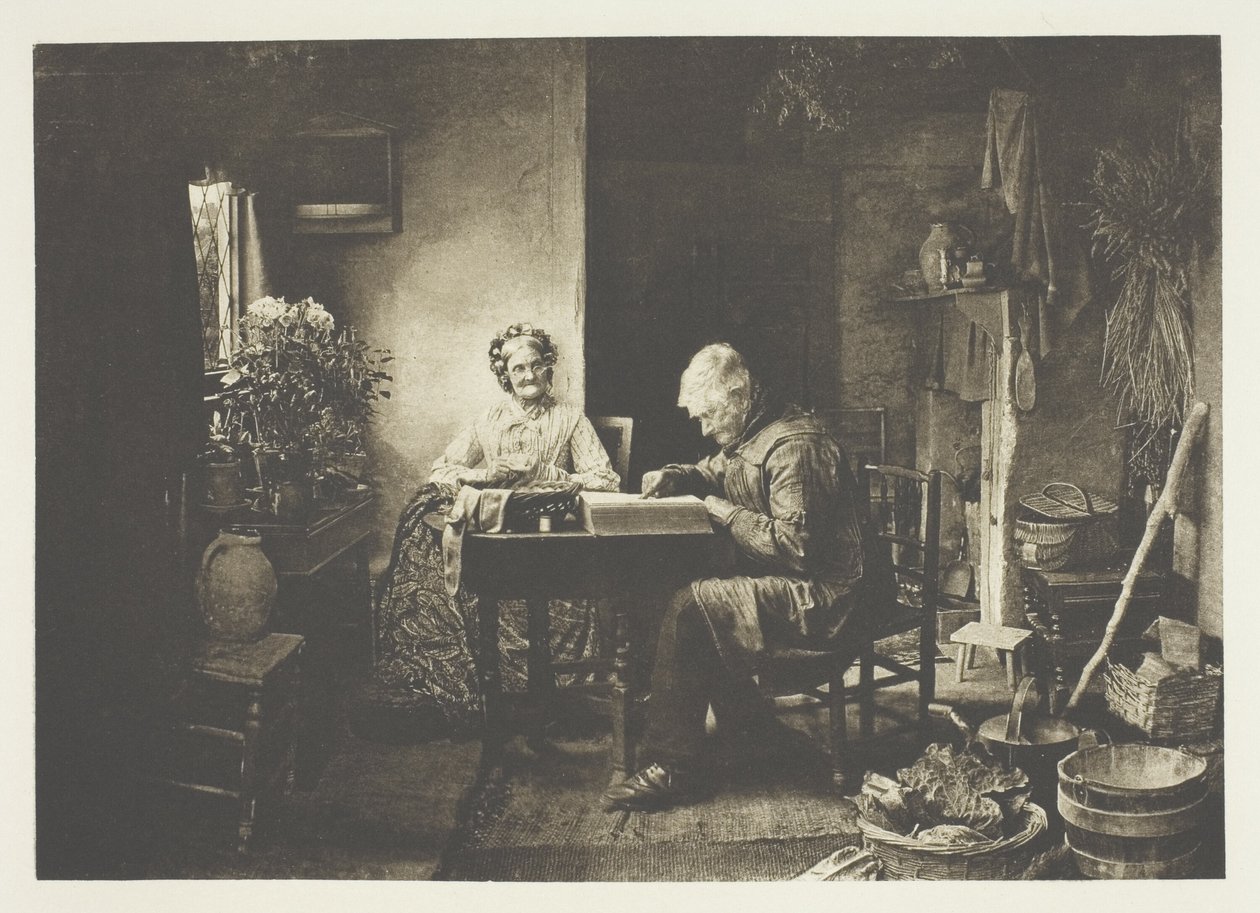 Wanneer het werk van de dag gedaan is door Henry Peach Robinson