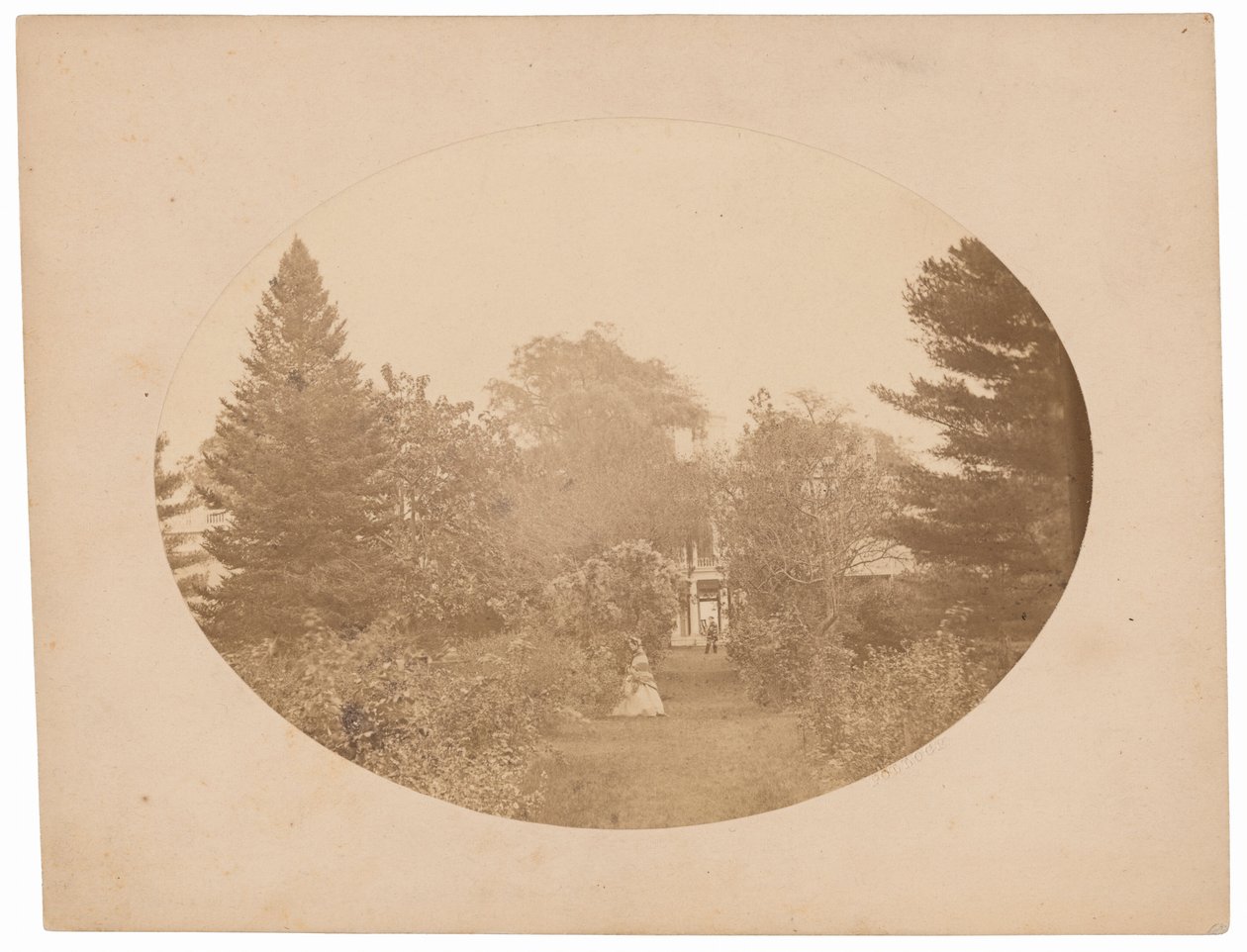 Doughoregan Manor, Maryland, ca. 1860 (foto) door Henry Pollock