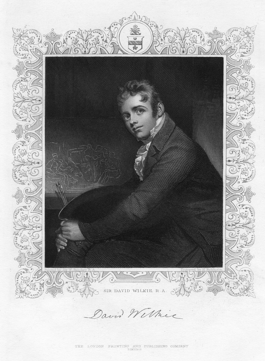 Sir David Wilkie 1785-1841, Schotse schilder, 19e eeuw door Henry Robinson