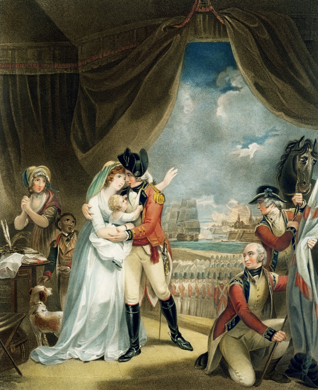 Oorlog, gegraveerd door John Whessell (ca. 1760-1823), uitgegeven door T. Simpson en Darling und Thompson, 1798 door Henry Singleton